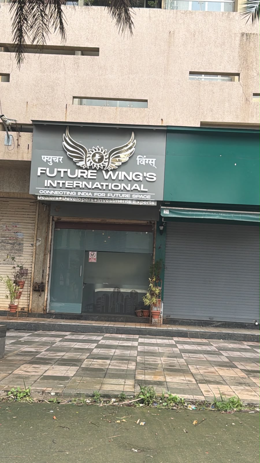 Future Wings International office entrance in Ulwe, Navi Mumbai